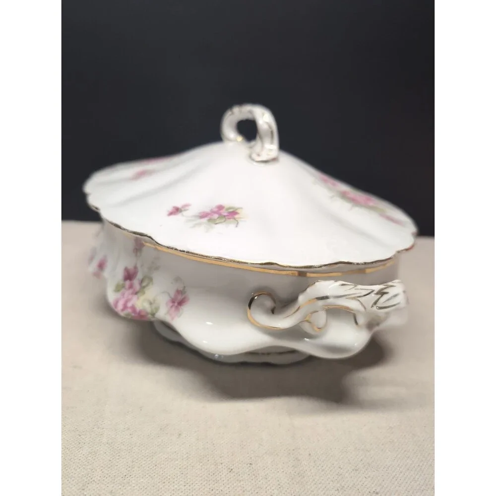 Vintage Theodore Haviland Limoges Pink Floral 11